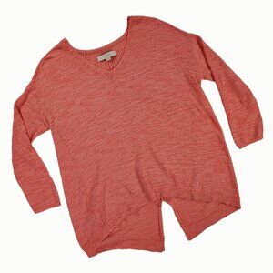Loft Light Orange Knit Sweater size Small